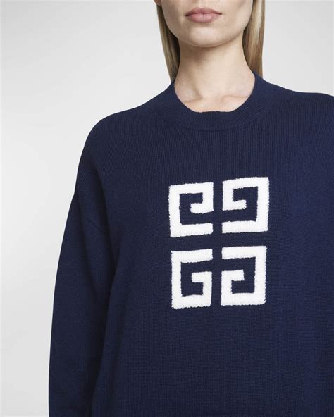 Givenchy Logo Intarsia Cashmere Sweater 